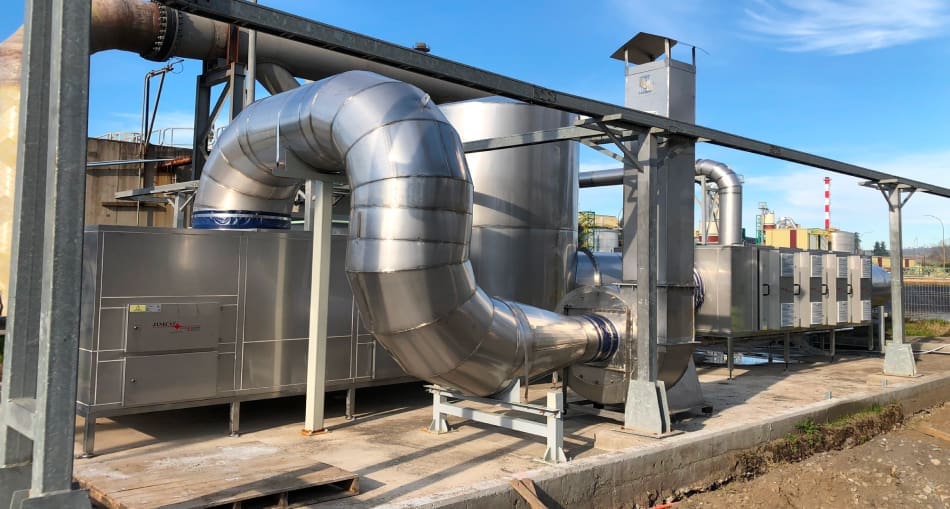 mitigación de olores industria sanitaria